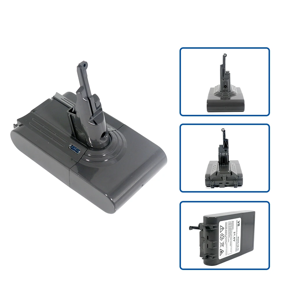 

100% NEW 21.6V 4000mAh 4.0Ah For Dyson V8-21700,SV10 Li-ion Battery lpega Vacuum Cleaner Series Rechargeable Batteries