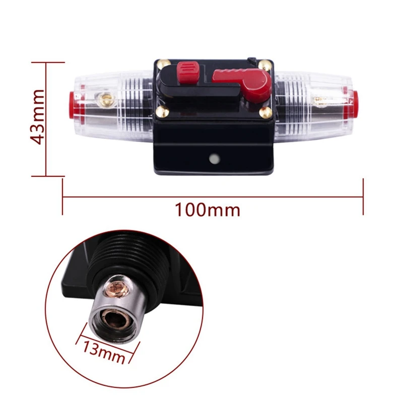 ヒューズチューブサーキットブレーカー、安全シート、カーオーディオ用のカーヒューズ電源