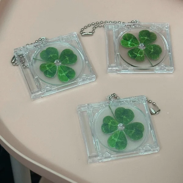 البرسيم ميني CD مربع قلادة حالة الهاتف سلسلة الزخرفية