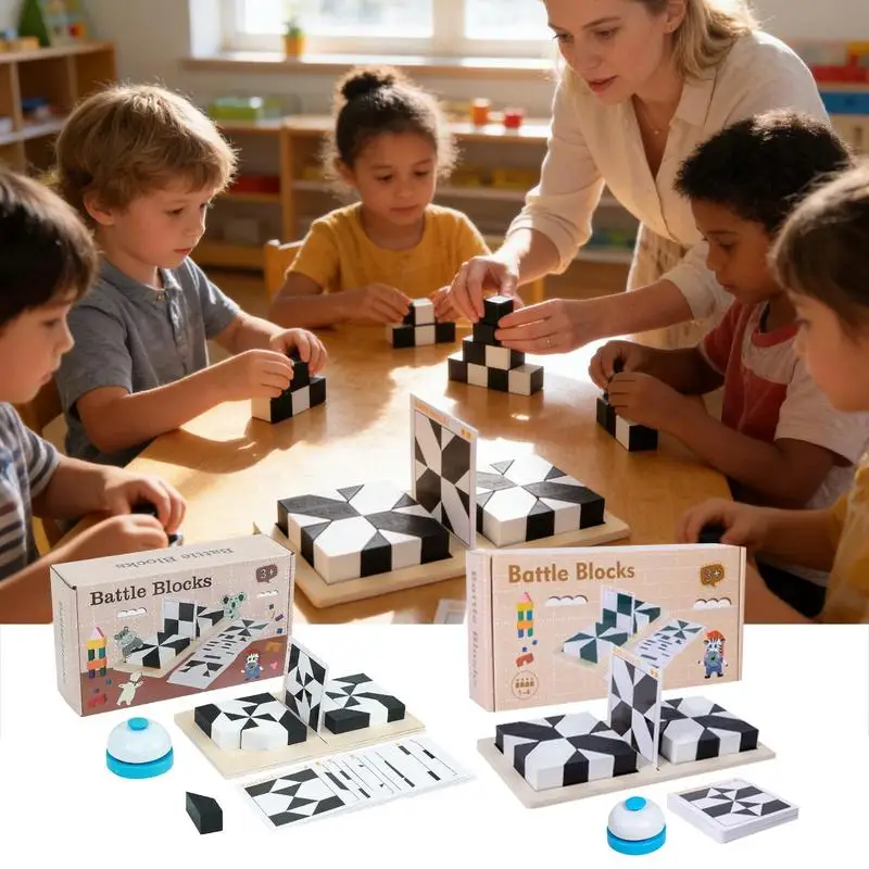 เกมปริศนาไม้ บล็อกไม้ ฝึกสมอง สำหรับใช้ที่บ้าน เดินทาง โรงเรียน งานปาร์ตี้ ห้องเรียน เด็ก วัยรุ่น และการเรียนที่บ้าน