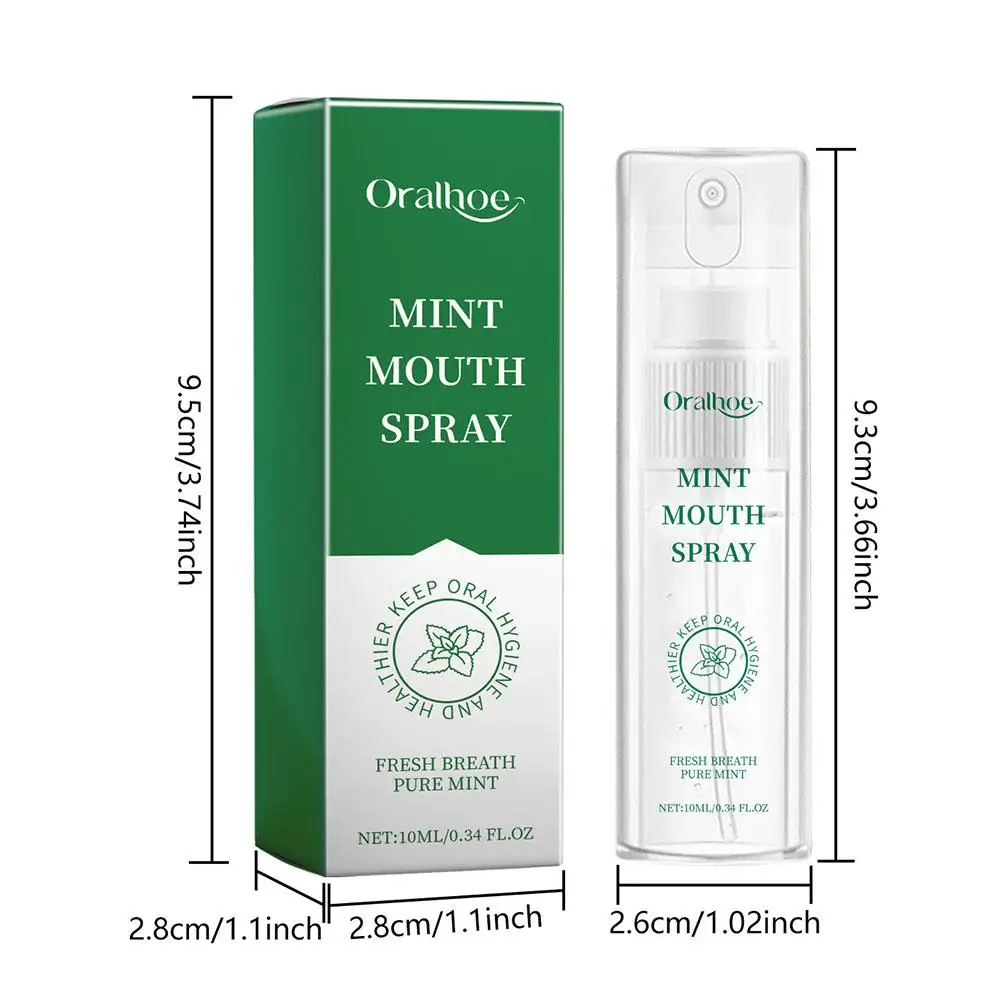 30Ml Mondspray Mondwater Elimineert Orale Geur Draagbare Munt Verse Adem Spray Voorkomen Slechte Adem Mint Orale Spray Gezondheidszorg