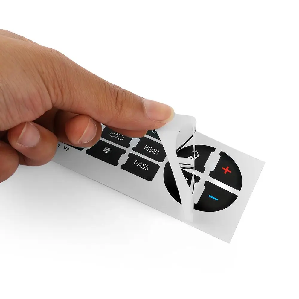 Air-conditioning Installation Climate Control Replacement Button Repair Decoration Control Button Decal Car Interior Stickers