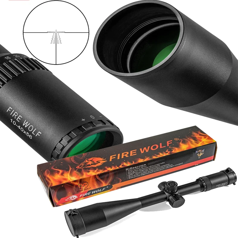 FIRW WOLF mira telescópica táctica para rifle caza y airsoft