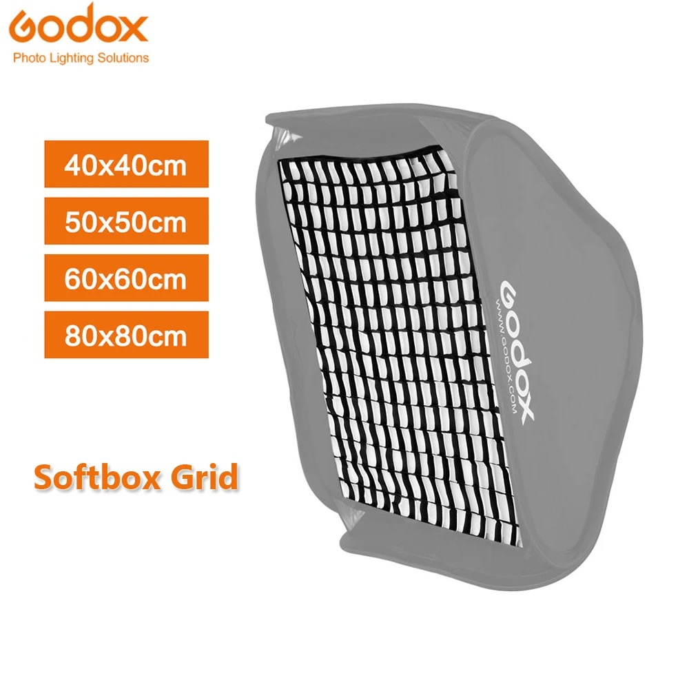 GODOX 40X40cm แบบพกพา60X60cm 50X50cm ขนาด80x80ซม. สำหรับแสงแฟลช srobe สำหรับสตูดิโอ