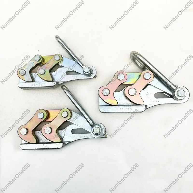 

High-quality Double Peach Clamp/tightener, Ground Clamp/steel Strand Clamp, Power Cable Chuck