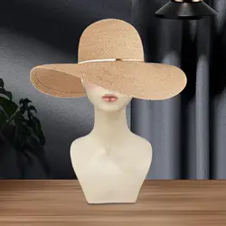 Female Mannequin Head Multipurpose Cosmetology Sturdy Mannequin Head for Wig Making Making Display Hair Styling Hats Eyeglasses