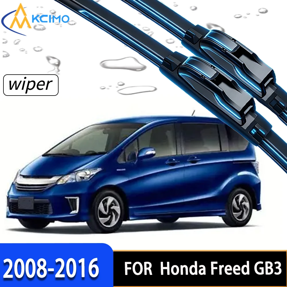 

Premium Front Windscreen Wiper Blades with Durable Rubber, All-Weather Stable Performance for Honda Freed GB3 2008-2016