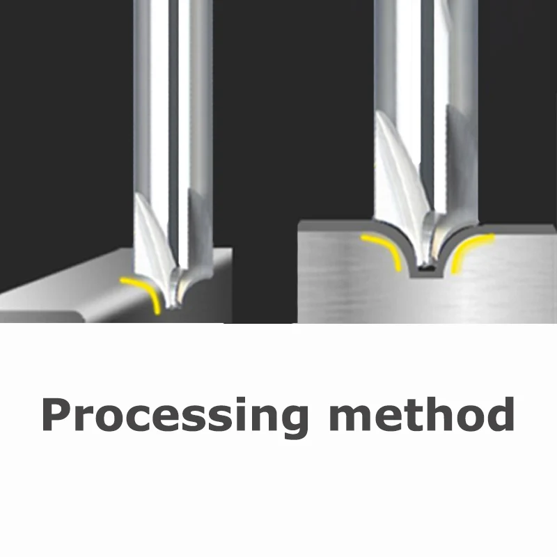 Carbide Radius Corner Rounding Cutter End Mill Inner R Mill R0.2  R0.3  R0.4 R0.5 R1 R2 R3 R4 R5 R6 CNC Chamfering Router Bit