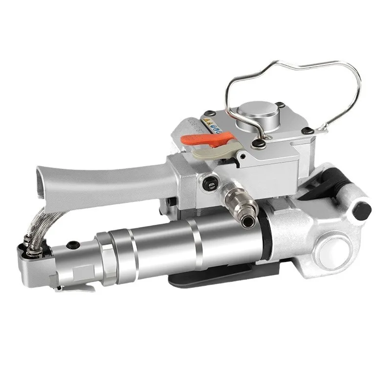 Automatic Pneumatic Plastic Steel Strapping Tool Handheld Buckle Free Heat Fusion Packing Machine Portable Manual Bundling