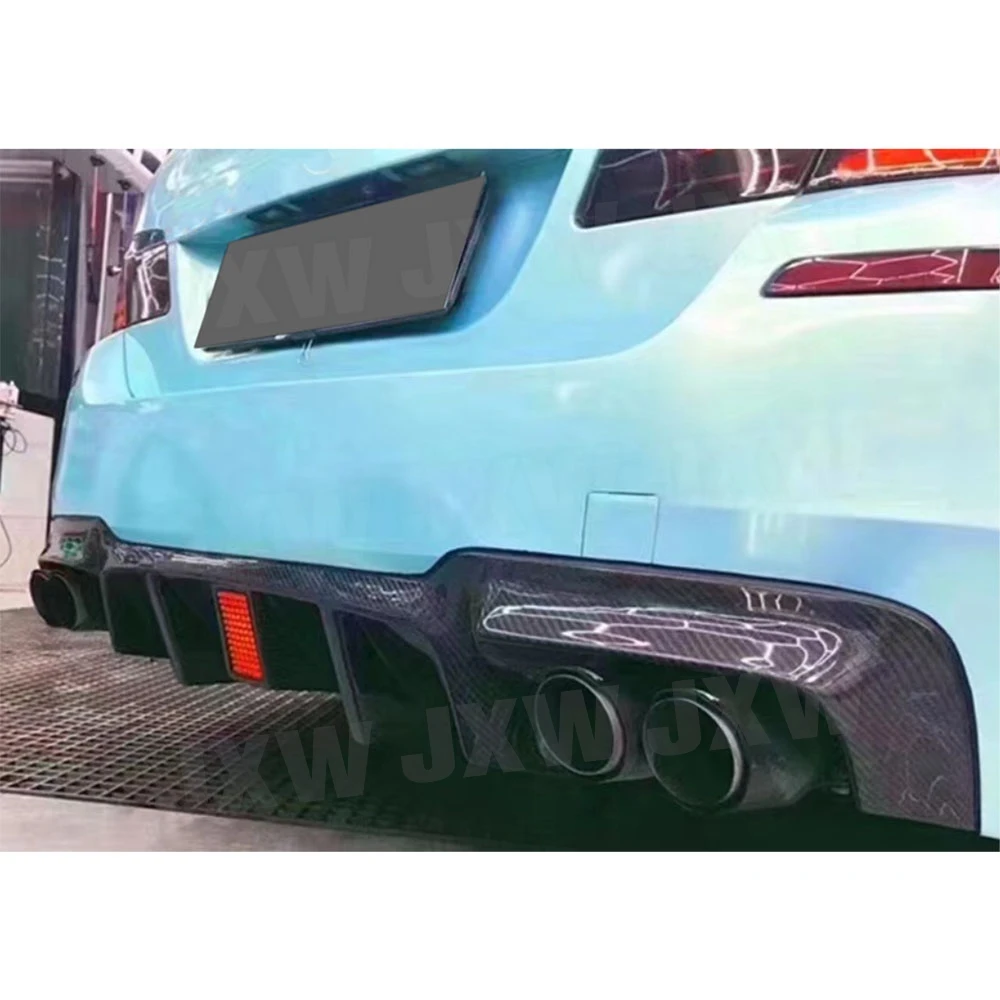 

JCHEY Rear Bumper Lip Diffuser Spoiler For BMW 5 Series F10 M5 2011-2016 Rear Bumper Lip Diffuser Splitters Extension Body Kits