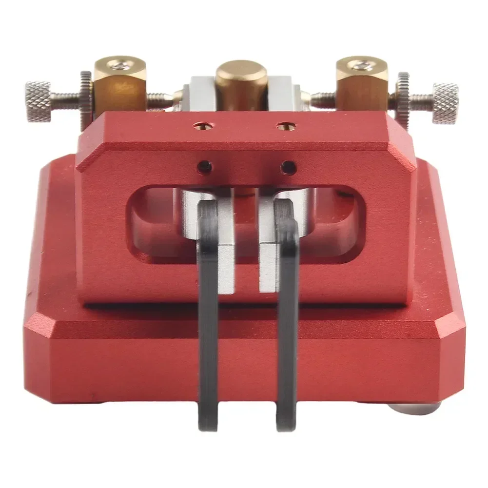 Black Automatic Telegraph Key Automatic Telegraph Key For Ham Radio Reliable Contact Performance Carbon Fiber Composite Blades