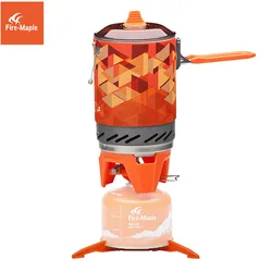 Fire Maple X2 quemador de Gas al aire libre sistema de cocina portátil turístico con intercambiador de calor olla FMS-X2 Camping senderismo cocina de Gas