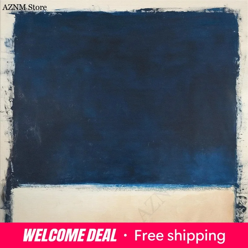 Famous Mark Rothko Colorful Gradient Abstract Posters Prints Canvas Painting Wall Art Picture Living Room Home Decor