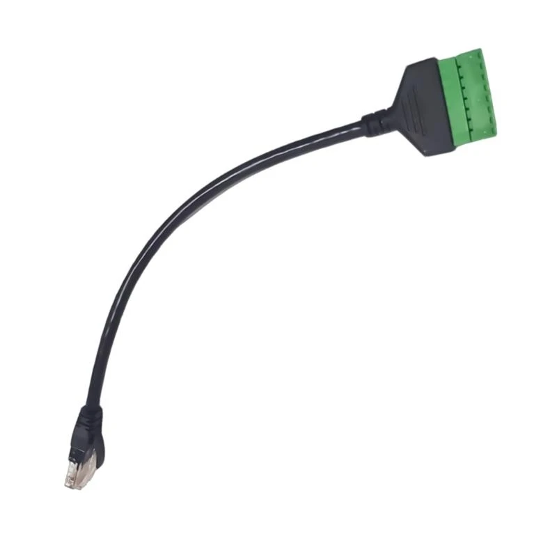 RJ45 tot 8 pins Terminals Netwerkverlenging Adapterkabel voor connectiviteiten 83ce