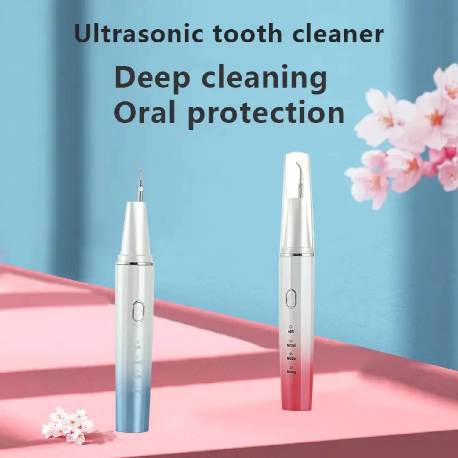 Ultrasonic Dental Teeth Beauty Tool Kit - Professional Whitening and Cleaning System for Healthier