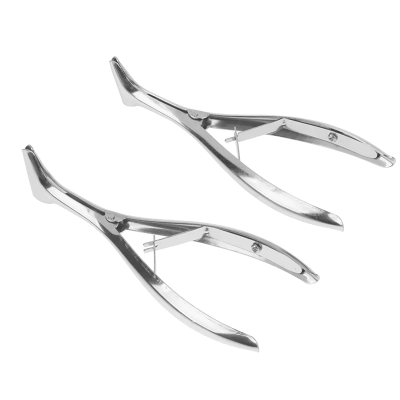 New Nose Mirror Ear Canal Dilator Stainless Steel Speculum Nostril Nose Pliers Nasal Dilator Professional Tools