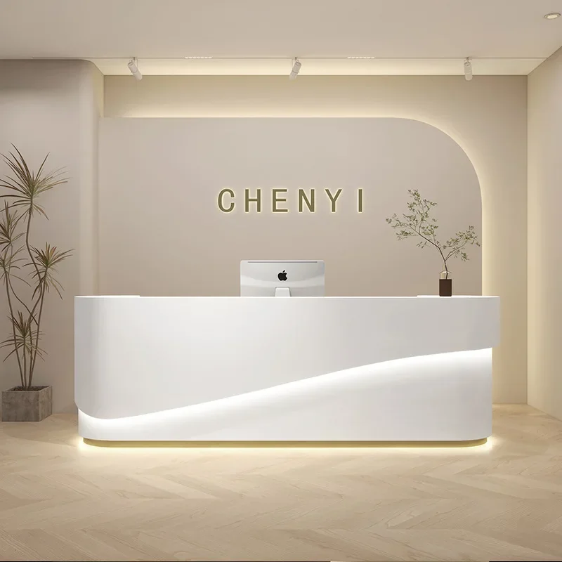 Paint checkout page shop clothing shop beauty salon simple modern company hotel reception