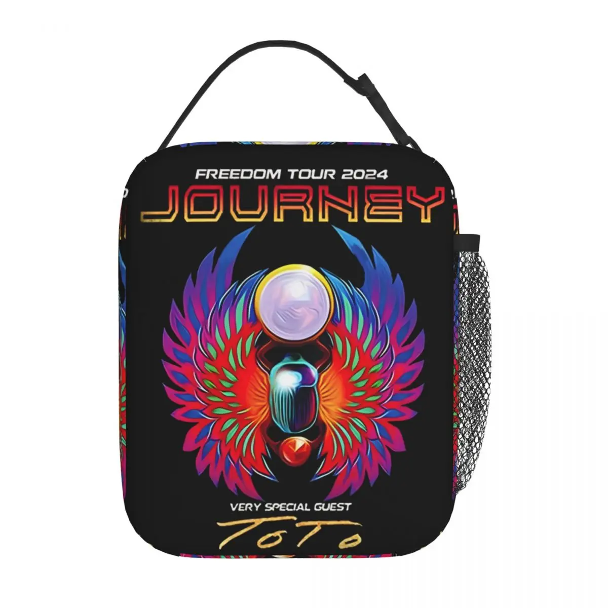 Journey Freedom Music Tour 2024 50th Anniversary Toto Insulated Lunch Bag Storage Food Box Portable Thermal Cooler Lunch Boxes