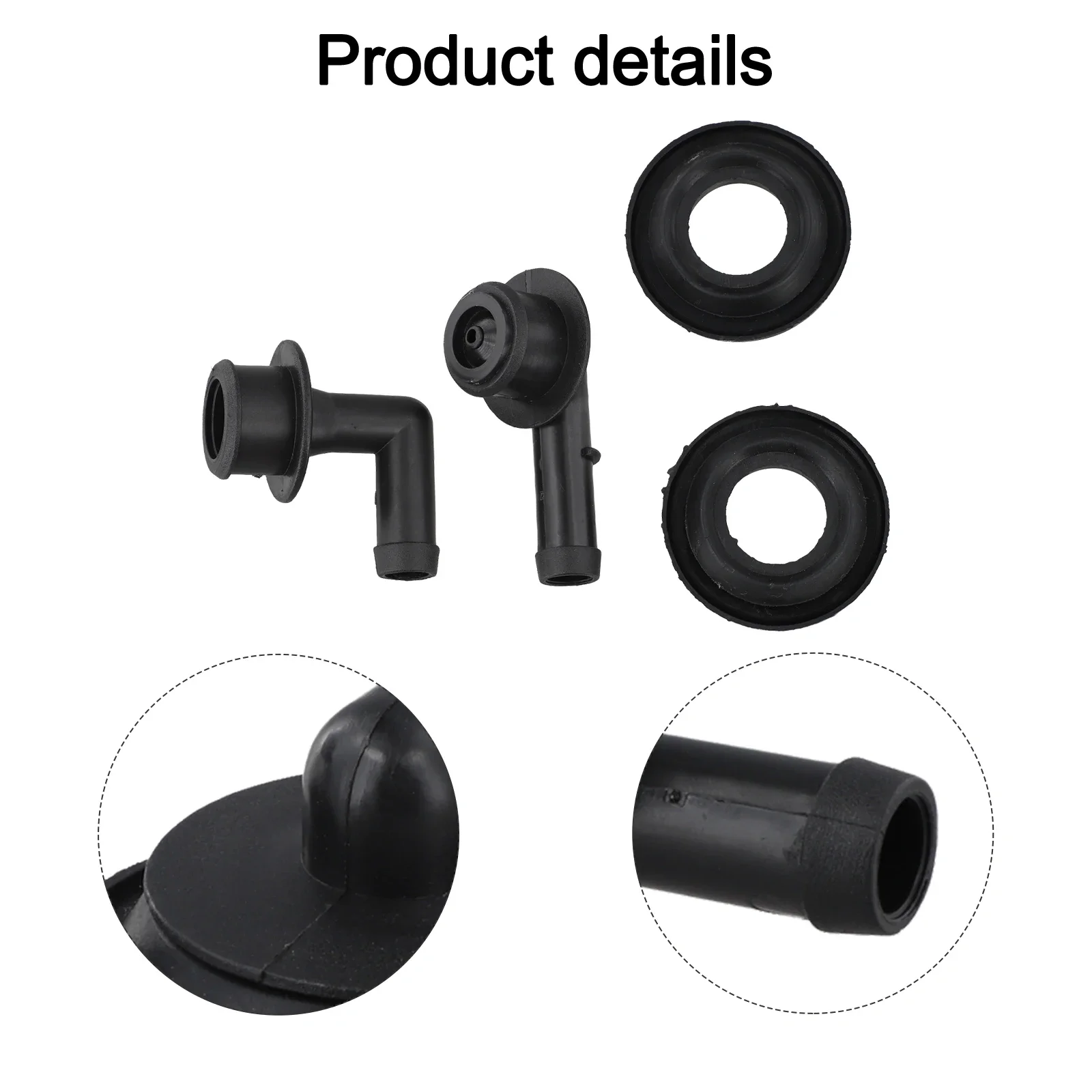 

4Pcs For Jeep For Grand For Cherokee PCV CCV Vent Elbows Grommets Kit 53013360AA 53030497 For 4 0L Engine Years 2000 2004