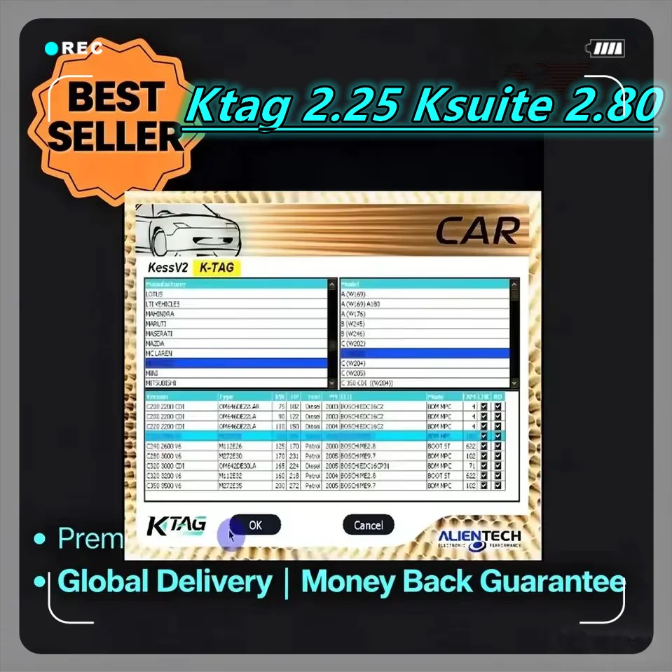 

Программное обеспечение Ktag 2,25 Ksuite 2,80 для KESS V2 V5.017 RSA Fix Unlock Универсальный инструмент для программирования ECU для автомобиля, грузовика, велосипеда, трактора