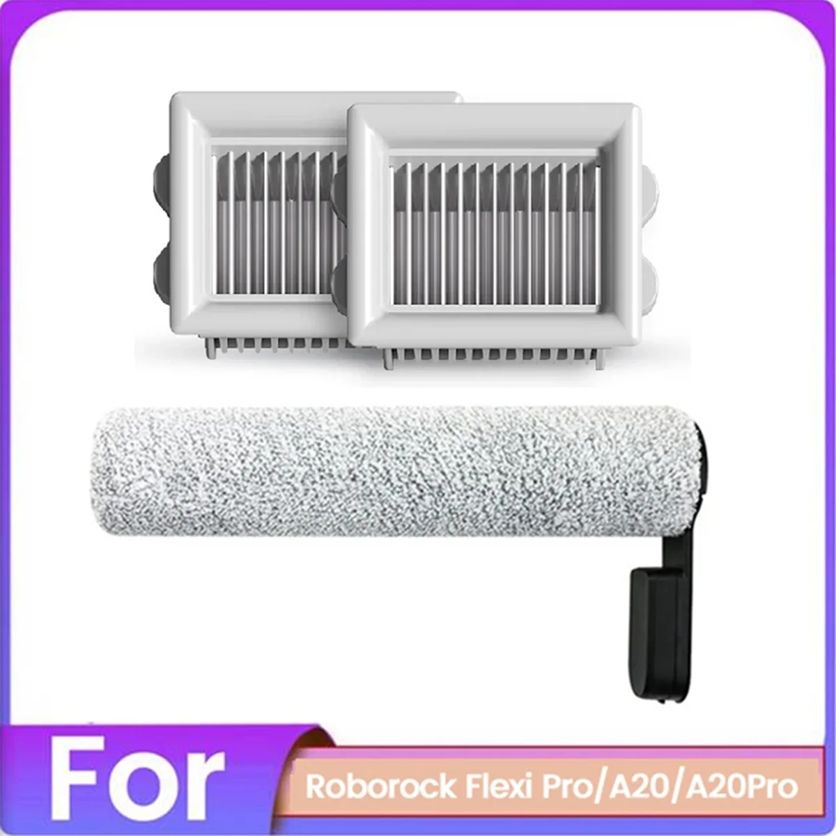 

A76Z 3PCS Brush and Filter Kit for Pro A20 A20Pro Floor Scrubber Accessories Replacement Parts