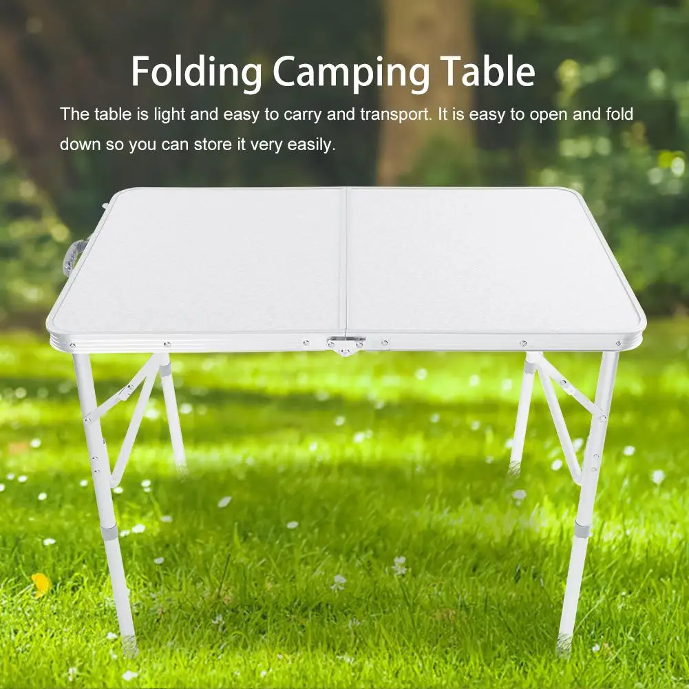 Aluminum Camping Table Picnic Table Camping Table Foldable Folding Table Desk Camping Outdoor Garden Picnic Aluminium Alloy