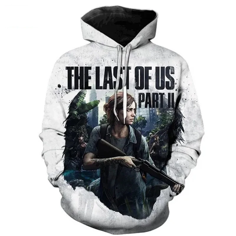 Autumn The Last Of Us Game 3D Print Hoodies Men Women Fashion Oversized Sweatshirts Hoodie Male Pullovers Tracksuit Man Clothing