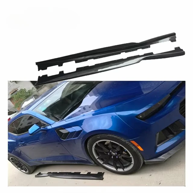

For Chevrolet Camaro 6th Carbon Fiber Side Skirt Body Kit Camaro 16-24 Carbon Fiber Side Skirt