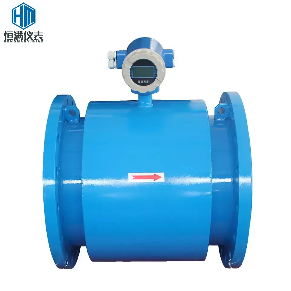 Ansi 150# Flange Electromagnetic Flow Meter Rs485 Output Heat Btu Magnetic Flow Meter Magnetic Flowmeter