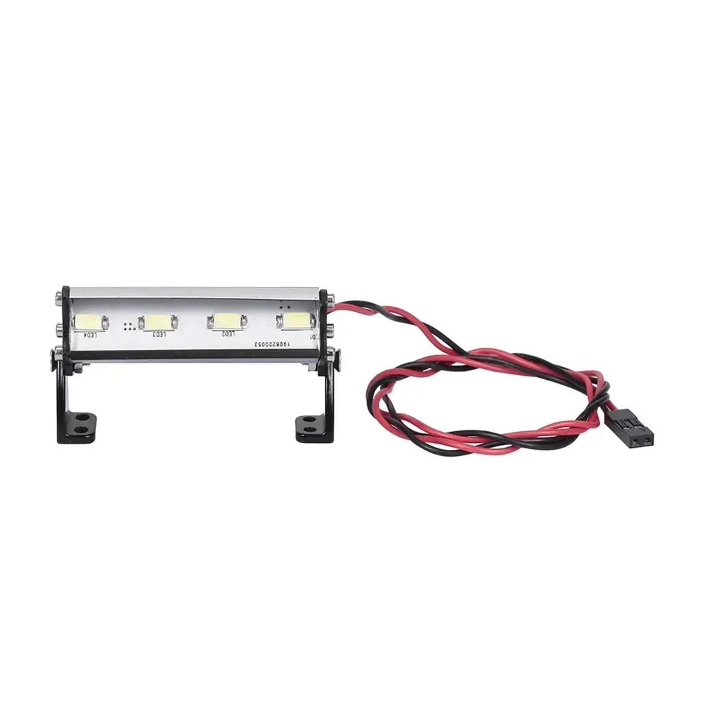 

50mm RC Car Roof Headlights RC Off-Road Dome 4 LED Lights for TRXS Teton Summit Redcat Volcano ECX Temper Rukus AMP