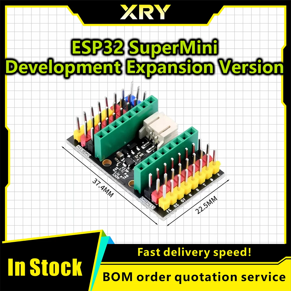XRY ESP32-C3 SUpermini expansion board is a WiFi Bluetooth development board designed for ESP32C3supermini