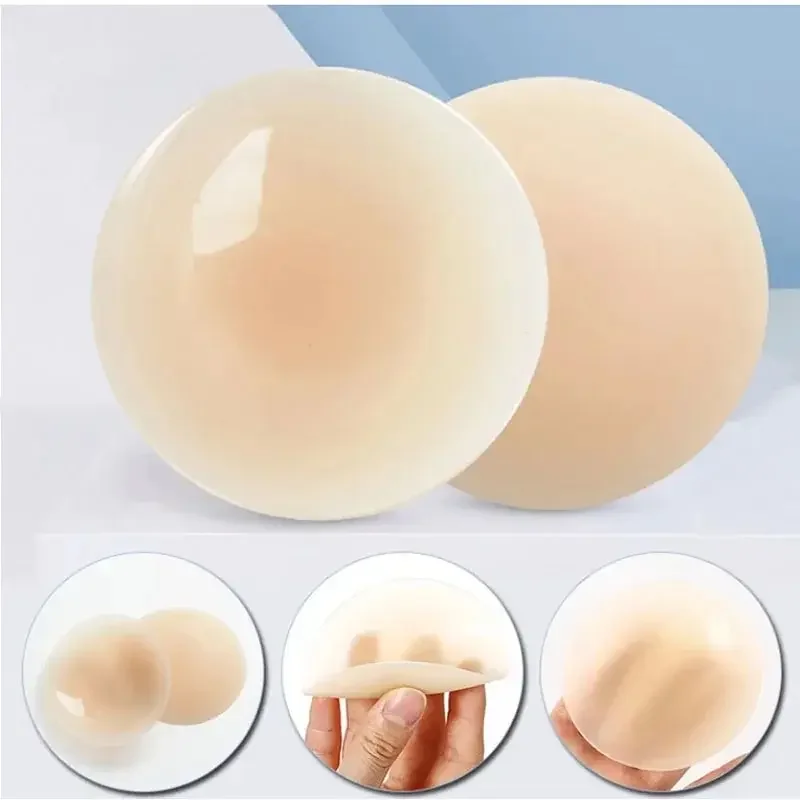 1 paio riutilizzabili petali del seno copertura del capezzolo petalo invisibile adesivo senza spalline backless stick sul reggiseno toppa del seno in silicone