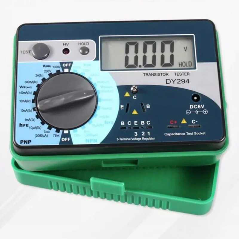 

Digital Transistor Analyzer Tester Semiconductor Diode Triode Reverse AC DC Voltage Capacitance FET DY294