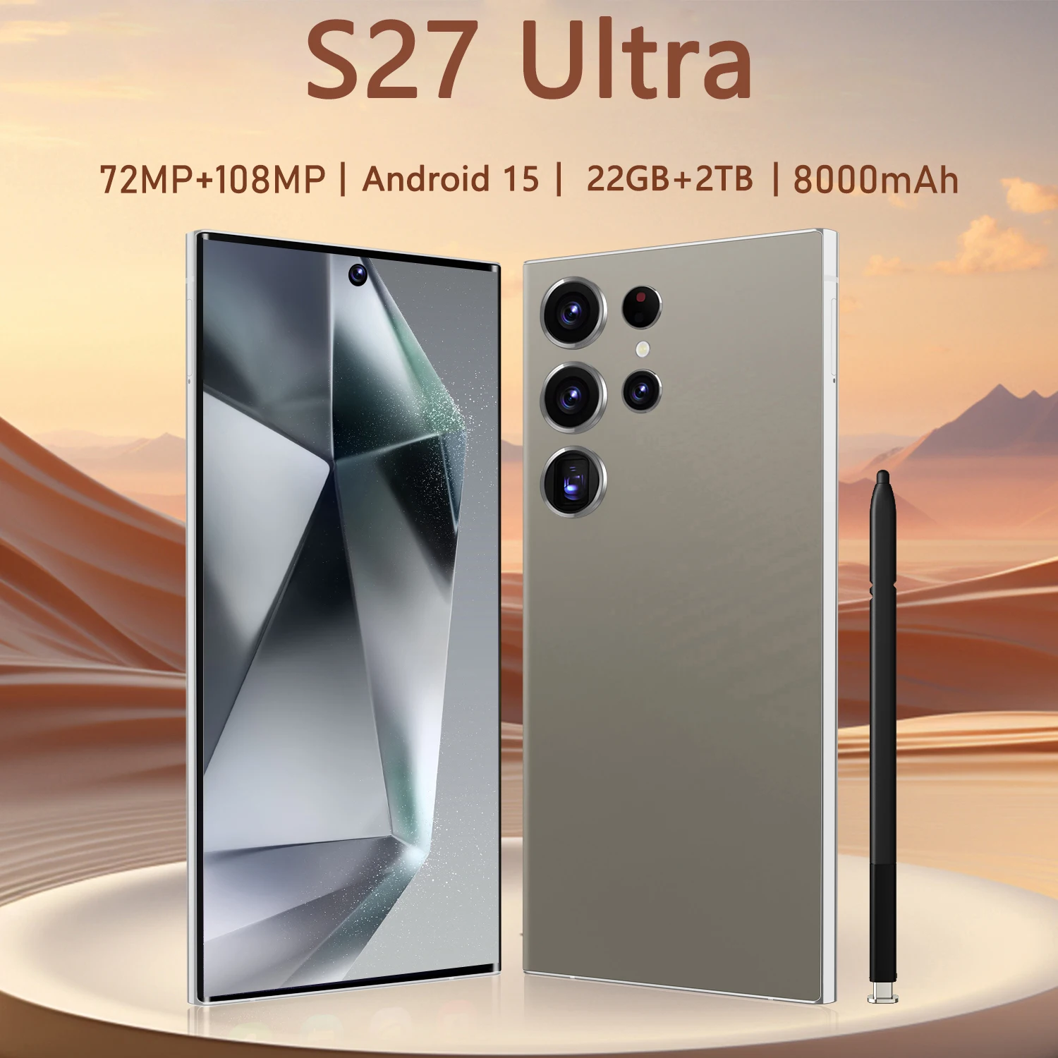 

2026 HOT Silicone Case For S27 Ultra NEW 7.3 Inch Smartphone Shockproof Cover Moblie Phones Cases Accessories High Quality