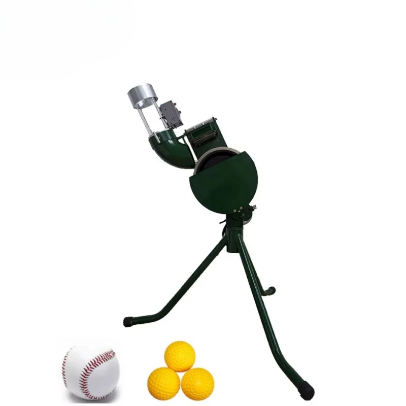 

Baseball Automatic Pitching Machine Baseball Softball Dual-Purpose Pitching er Single Wheel Pitching Machine