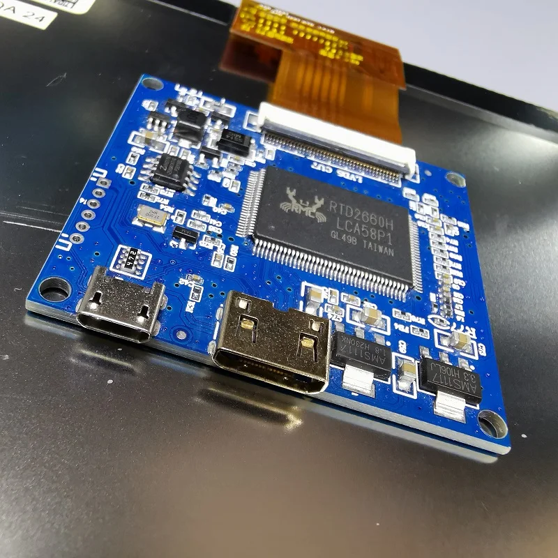 8-inch 1024x768 LCD display driver board, mini HDMI interface, compatible with Lattepanda, Raspberry Pi, and Banana Pi computers