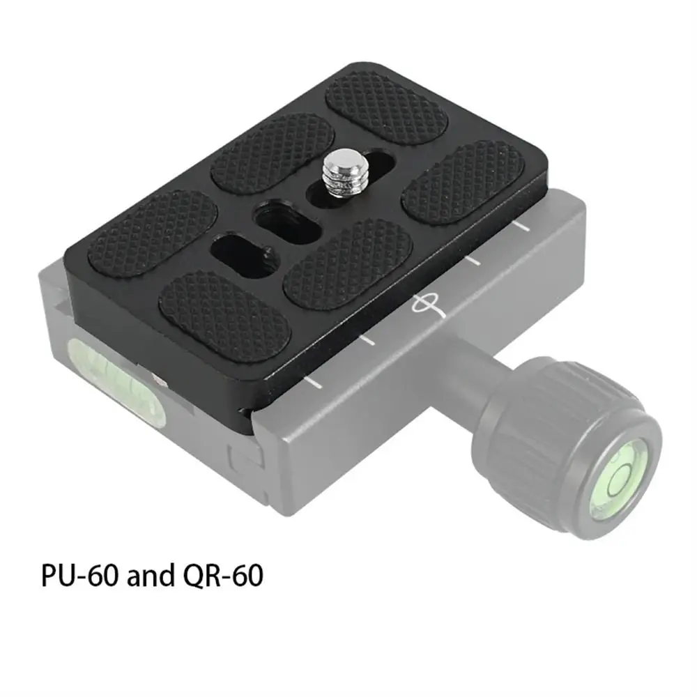 

1/4 Screw Aluminum Alloy 38mm Quick Release Camera Tripod Plate Tripod Long Plate Tripod Mount Adapter Camera Mounting Plate