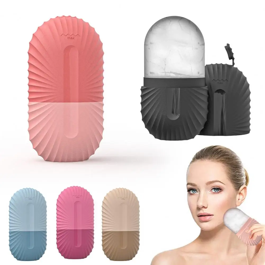 1Pc Ice Roller for Skincare Safe Silicone Facial Ice Roller Mold Reduce Puffiness Face Lifting Women Beauty Tool for Skin Care