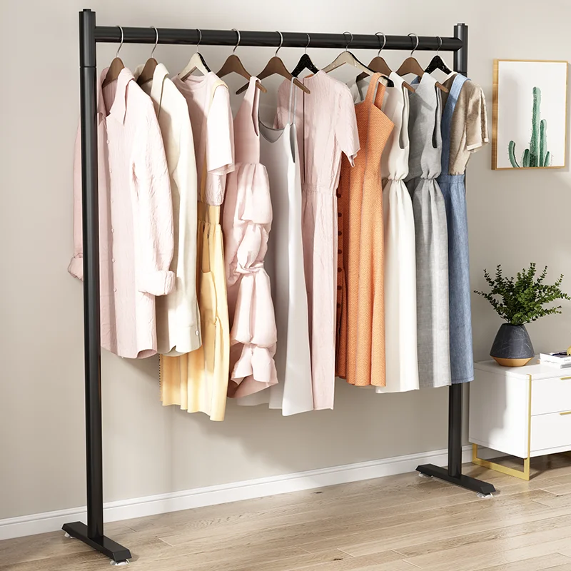 Thick Stores Sell Clothes Display Racks Living Room Furniture Bathroom Balcony Indoor Coat Hangers Wardrobe Closet Stand Holder