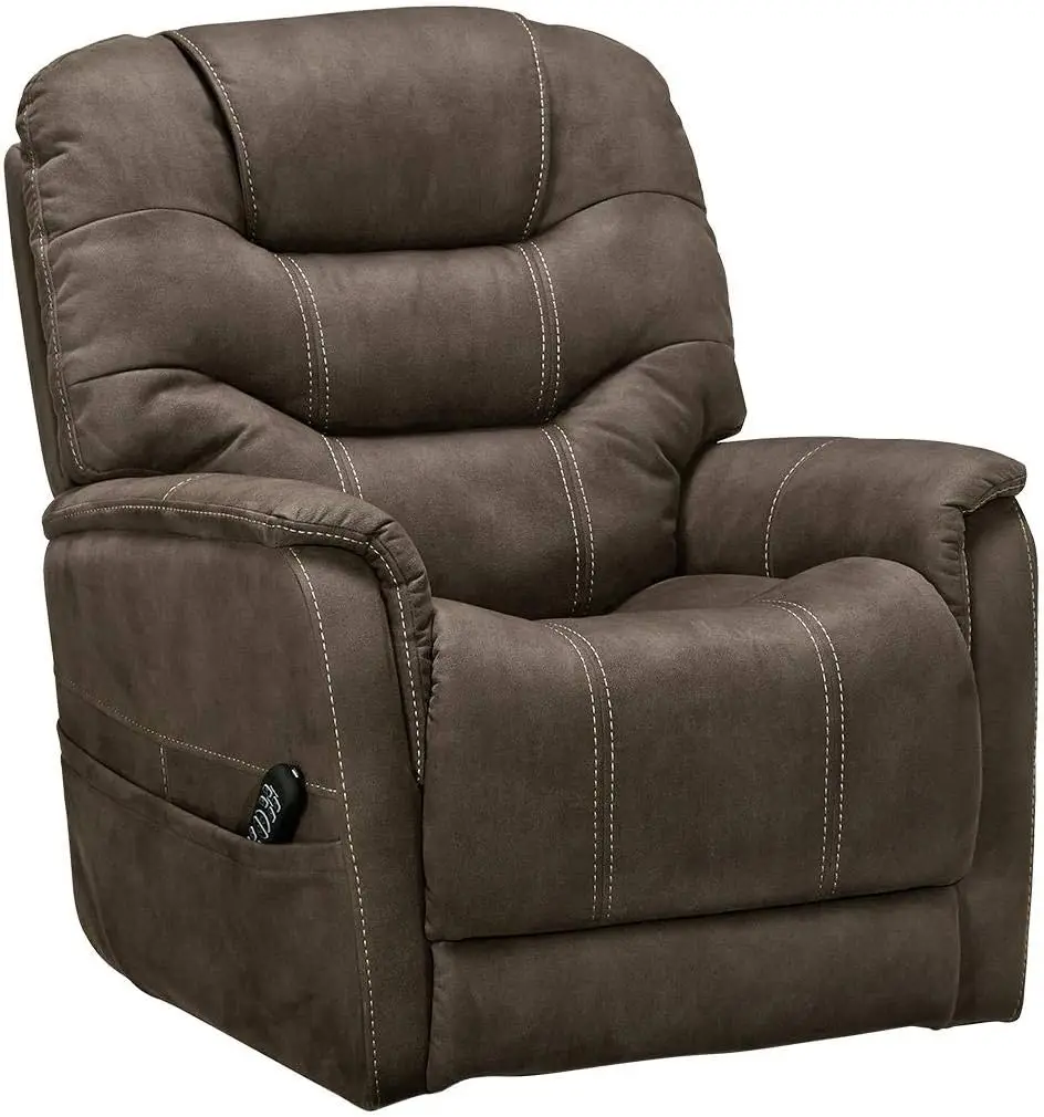 Ballister Contemporary Power Lift Recliner, Brown