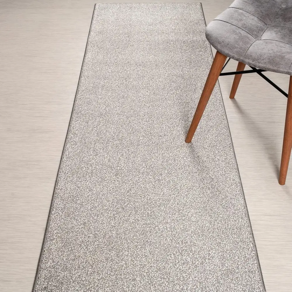 

Heavy-Duty Kitchen Runner Rug with Non-Slip Backing, Silver, 26 x 45'