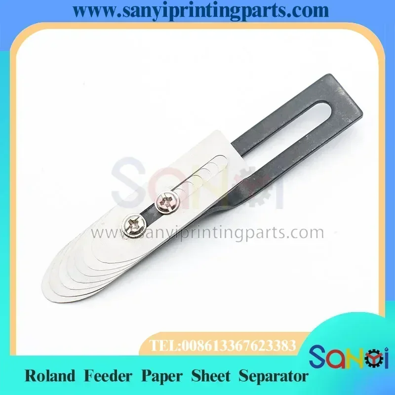 Séparateur de feuilles de papier d'alimentation Roland, 90x15mm, meilleure qualité, pour pièces de Machine d'impression