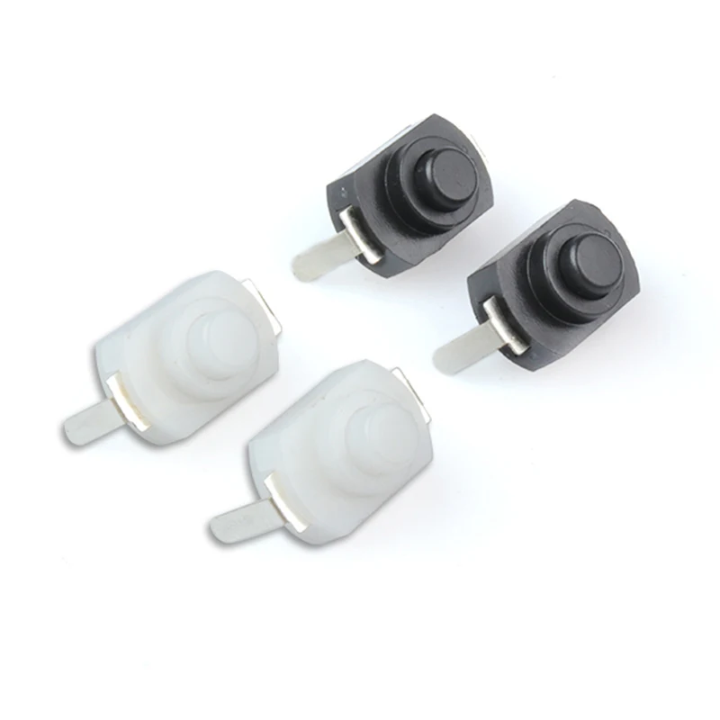 【10PCS】1208YD 1288BM12*8MM DC 30V 1A On Off Mini Push Button Switch for Electric Torch Self Locking