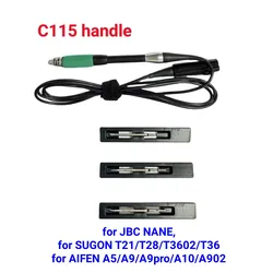 C115 Handle Solder Tips for T115 Handle Compatible for JBC NANE, for SUGON t21/t28/t3602/t36, for AIFEN a2/a5/a9/a9pro/a10/a902