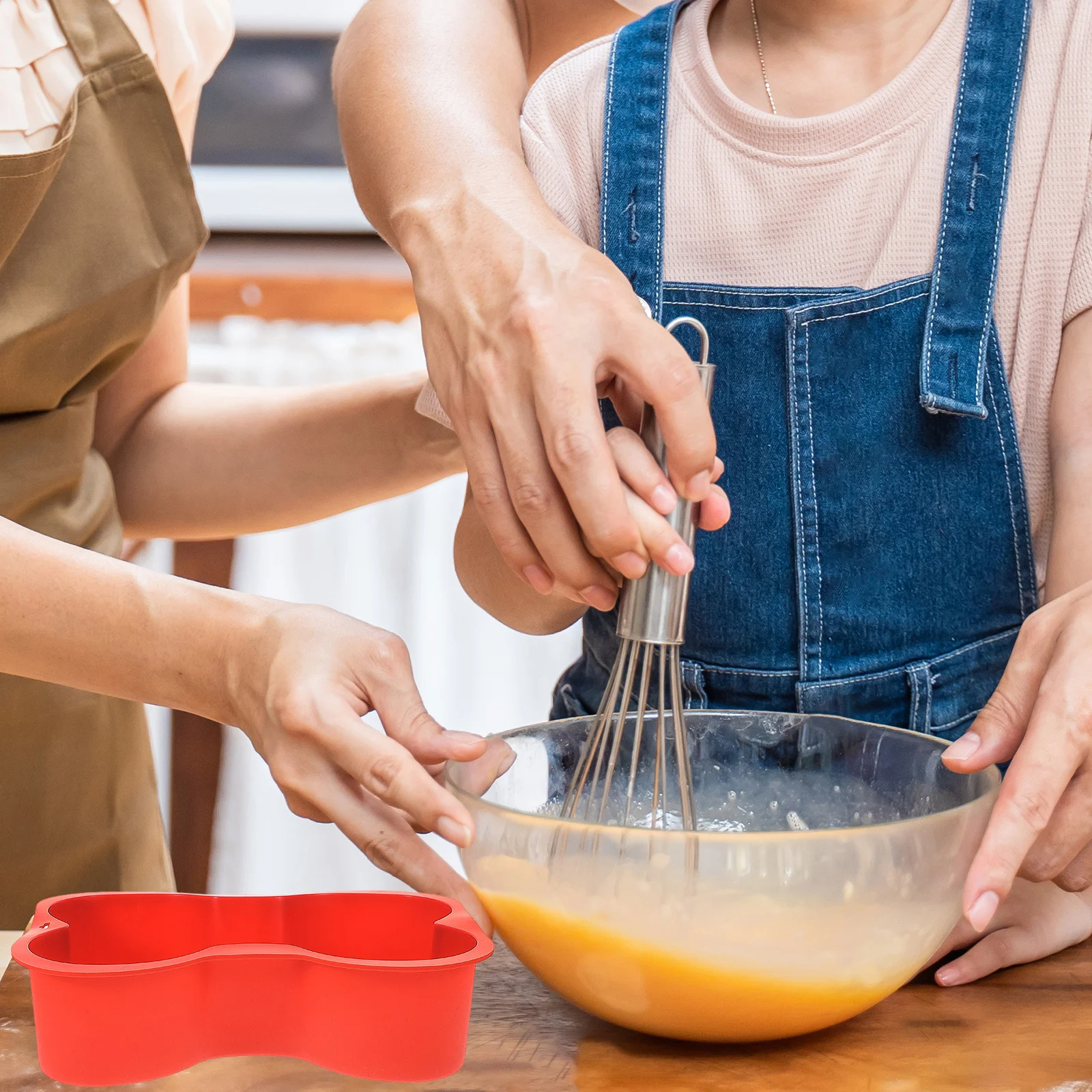 

Bone Shape Silicone Cake Mold Safe Nonstick Baking Tool Easy Clean DIY Baking Mold for Romantic Occasions Silicone Cake Molds