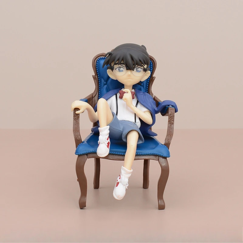Figura de Anime de Detective Conan de 12-15cm, modelo Conan Haibara Ai Kuroba Kaito Gk, estatua, decoración de escritorio, colección, juguete ornamental