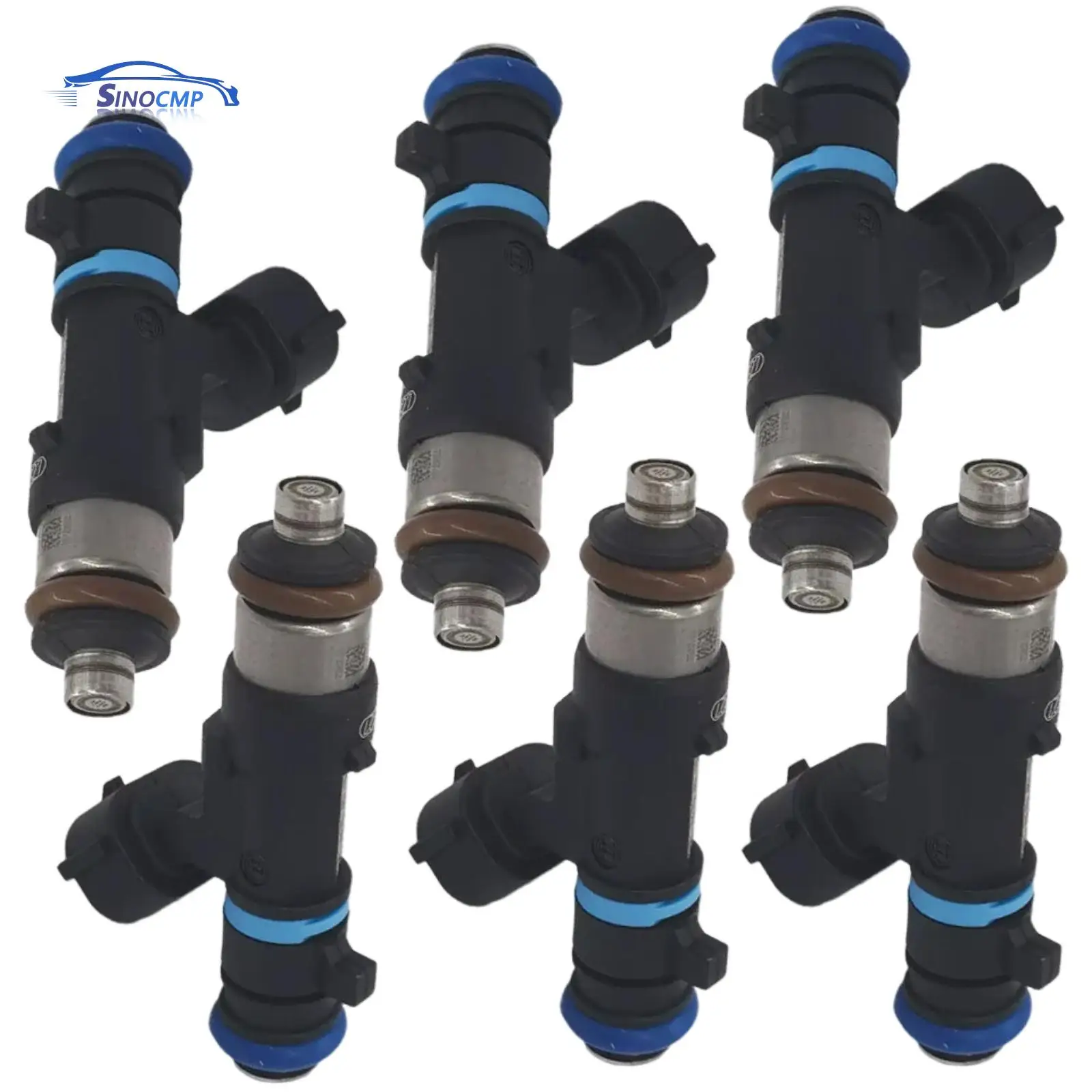 

6 PCS Fuel Injector Nozzles 0280158007 16600-7S000 16600-7S00A For Infinite QX56 Nissan Frontier Titan Pathfinder Xterra 4.0L