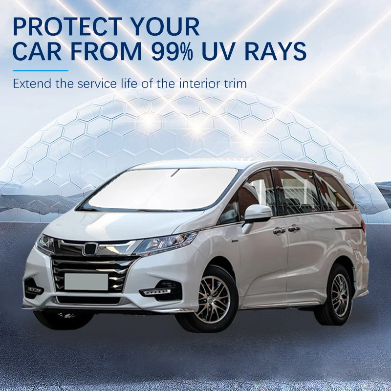Для Honda Odyssey MK2 MK3 MK4 MK5 Летние автомобильные аксессуары Автомобильные солнцезащитные козырьки на лобовое стекло для переднего окна Солнцезащитный крем УФ-зонтик Для Honda Odyssey MK2 MK3 MK4 MK5 Летние автомобильные аксессуары Автомобильные солнцезащитные козырьки на лобовое стекло для переднего окна Солнцезащитный крем УФ-зонтик