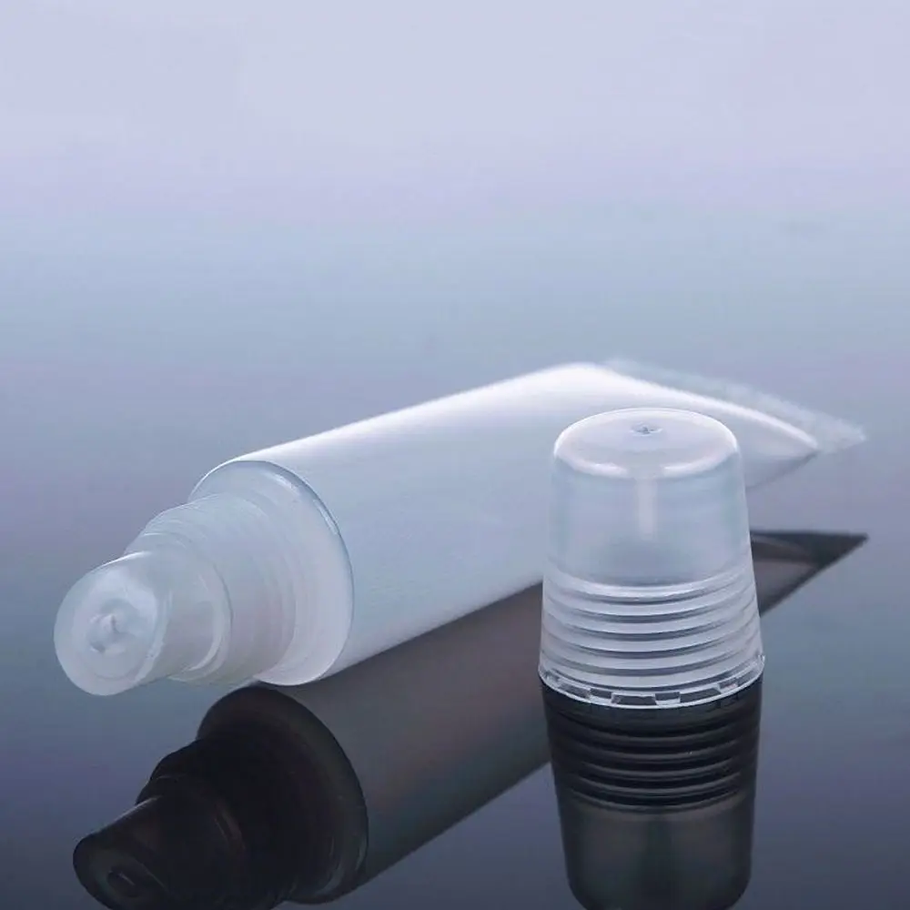 5 Stücke 10 ml Reisetasche Sonnencreme Creme Klar Lipgloss Balsam Kosmetikbehälter Abgabe Lotion Flasche