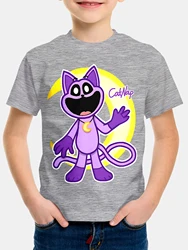 T-shirt dla chłopca Dzieci Uśmiechnięte Critters CatNap Ubrania 2024 Dziecięce ubrania wiosenne Odzież dziecięca dla chłopców Odzież dla chłopców